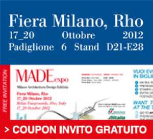 MADE EXPO 2012 - MADE IN CONCRETE, Rho Fiera, Milano - Invito GRATUITO